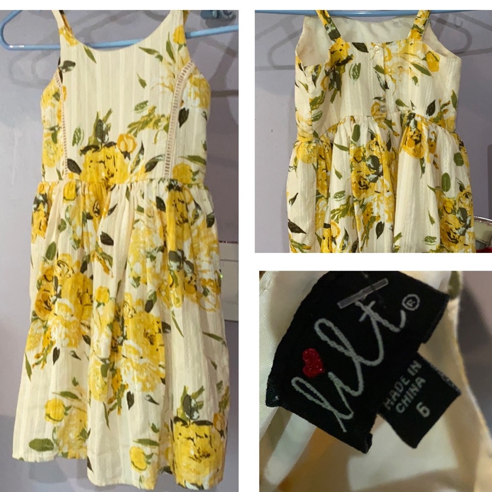 Girls flower dress